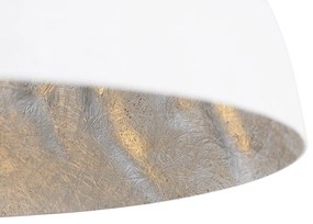 Moderné závesné svietidlo biele 50 cm - Magna