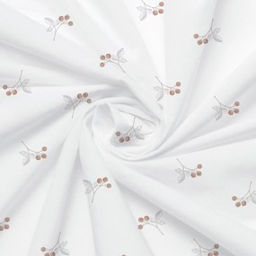 Babymatex Bavlnené prestieradlo do postieľky 60x120 cm - Maliny