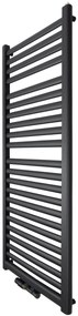 Regnis Elba, Vykurovacie teleso 440x500mm so stredovým pripojením 50mm, 289W, čierna, ELBA50/40/D5/BLACK