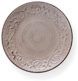 Pieskovohnedý kameninový tanier Brandani Serendipity, ⌀ 27,5 cm
