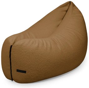 Hnedý detský sedací vak z textílie buklé Clip Clap 115 – SLOWDOWN