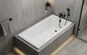 Erga Pureline-S, vaňa 1400x700x400 mm bez nožičiek, biela lesklá, ERG-V07-PURELINE-S-140x070-WH