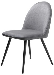 Sivá jedálenská stolička Minto – Unique Furniture