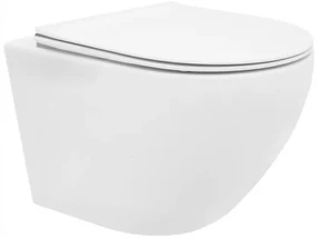 Tece Carlo, sada závesné WC Rea Carlo 49x37 cm + inštalačný modul pod omietku Tece, TEC-9400412-REA-C2760