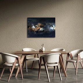 Obraz - Vesmír s hmlovinou (70x50 cm)