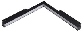 LED svietidlo do lišty Alfa Saga Track Magnetic Corner B 24W 3000K čierne