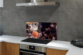 Sklenený obklad do kuchyne basketbal 140x70 cm