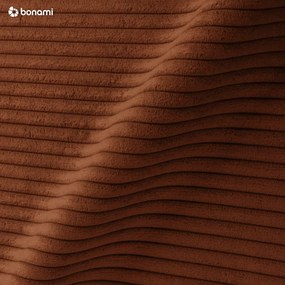 Variabilná oranžová menčestrová rozkladacia rohová pohovka Tori – Bonami Selection