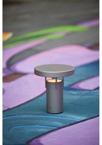 Svetlosivá LED stmievateľná stolová lampa (výška 20 cm) BringMe – Hübsch