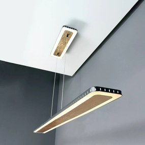 LED závesné svetlo Solaris 3-Step-dim zlatá 120 cm