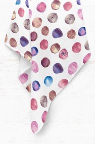 Biela mušelínová detská deka 75x100 cm Shells – Mijolnir