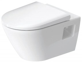 DURAVIT D-Neo závesné WC Rimless s hlbokým splachovaním, 370 x 540 mm, biela + sedátko so sklápacou automatikou (SoftClose), 45780900A1