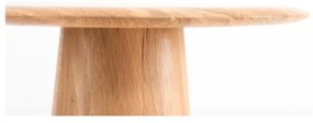 Okrúhly odkladací stolík z dubového dreva ø 55 cm Mushroom – Gazzda