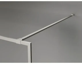 Mexen Kioto-XF, sprchová zástena s rámom 150 x 202 cm, 10mm číre sklo, oceľový profil, 800-150-104-97-00-X