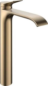 Hansgrohe Vivenis vysoká umývadlová batéria s výpusťou kartáčovaný bronz 75044140