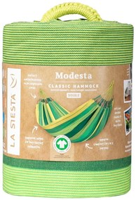 La Siesta Hojdacia sieť MODESTA DOUBLE STRIPES - jungle, 100 % organická bavlna