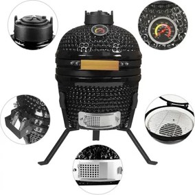 MI Keramický drevený gril 13''