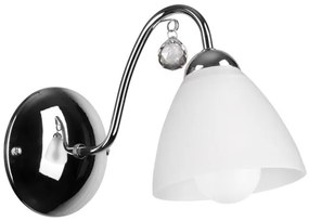 Nástenná lampa MIRANDA 1xE27/60W/230V lesklý chróm