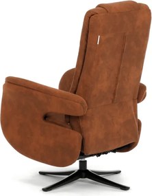 Polohovacie kreslo hnedé, elektrické TV-C5590 BR3