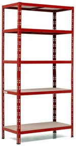 Trestles SUPER HIT - Policový regál 1800x900x500 červený