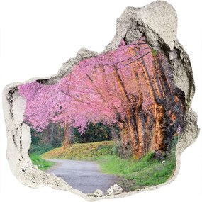 Diera 3D fototapety na stenu nálepka Čerešňové kvety nd-p-77554228