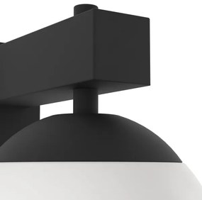 Eglo 900669 - Vonkajšie nástenné svietidlo BUFALATA 1xE27/40W/230V čierna IP44