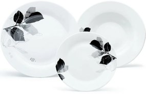 Arôme Home 18-dielna jedálenská súprava Lipa, extra biela