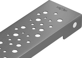 Mexen Flat M12 kryt na líniový odtok 100 cm, gun gray kefovaný - 1E21100