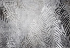 Manufakturer -  Tapeta Black and white palm tree
