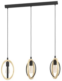 Eglo 43462 - Luster na lanku BASILDON 3xE27/40W/230V