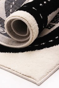 Detský koberec Kiddy H050A svetlosivý