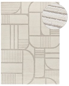 Krémovobiely koberec 120x170 cm Snowy – Universal
