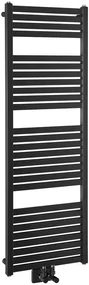 Aqualine Aqualine, TONDI vykurovacie teleso 450x1330 mm, stredové pripojenie, čierna matná, DT476T