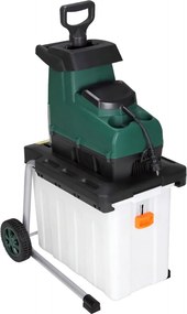 Záhradný štiepkovač/drvič CHIP s 50l zbernou nádobou, 3100W čierna/zelená Gardebruk