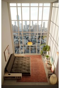 Modrá menčestrová rozkladacia pohovka 244 cm Base – Karup Design