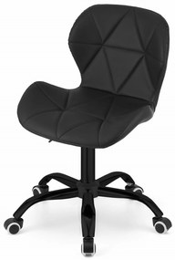 AKCIA Čierne kancelárske kreslo NOTO z eko kože II. akosť