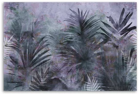 Gario Obraz na plátne Tropické fialové palmové listy Rozmery: 120 x 80 cm