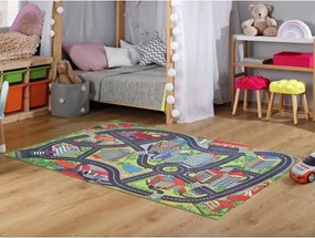 Detský koberec Mesto,  100x150 cm%
