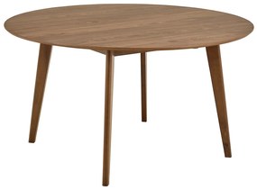 Jídelní kulatý stůl Roxby 140 cm ořech