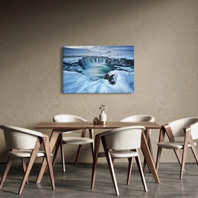 Obraz - Vodopád Bohov, Island (90x60 cm)