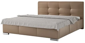 Posteľ Landron, Rozmer postele: 180x200, Dostupné poťahy: ekokoža Soft 011 (čierna)