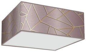 Stropné svietidlo ZIGGY 3xE27/60W/230V ružová/zlatá