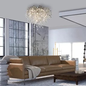 Paul Neuhaus 8091-55 - Prisadený luster ICICLE 9xG9/40W/230V pr. 50 cm chróm