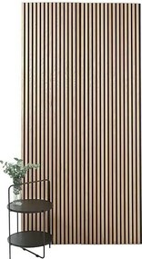 Fibrotech Akustický obkladový panel Basic, MDF, 2 440 × 605 × 22 mm, dub svetlý