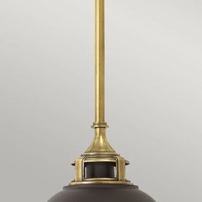 Hinkley HK-AMELIA-P-S-RB - Luster na tyči AMELIA 1xE27/60W/230V mosadz