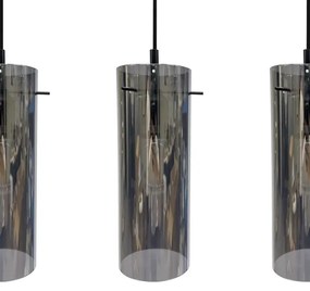 Luster na lanku PADOVA 3xE27/15W/230V čierna