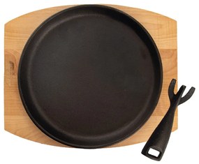 Grilovacia liatinová panvica s odnímateľnou rukoväťou ø 22 cm LITINA – Orion