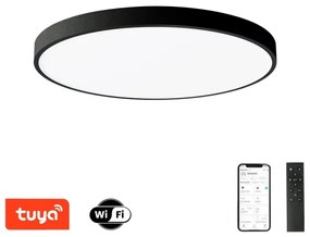 Brilagi - LED stmievateľné svietidlo POOL SMART LED/100W/230V Ø 80 cm Wi‑Fi Tuya čierne + diaľkové ovládanie