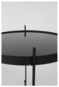 Čierny odkladací stolík Zuiver Cupid