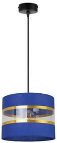 Závesné svietidlo Elegance, 1x textilné tienidlo (výber zo 6 farieb), (výber z 2 farieb konštrukcie), g